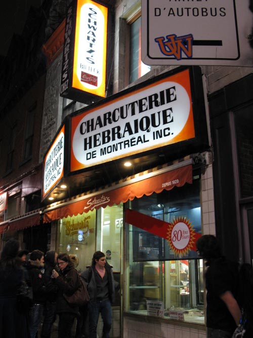 Schwartz's, 3895, Boulevard Saint-Laurent, Montréal, Québec, Canada