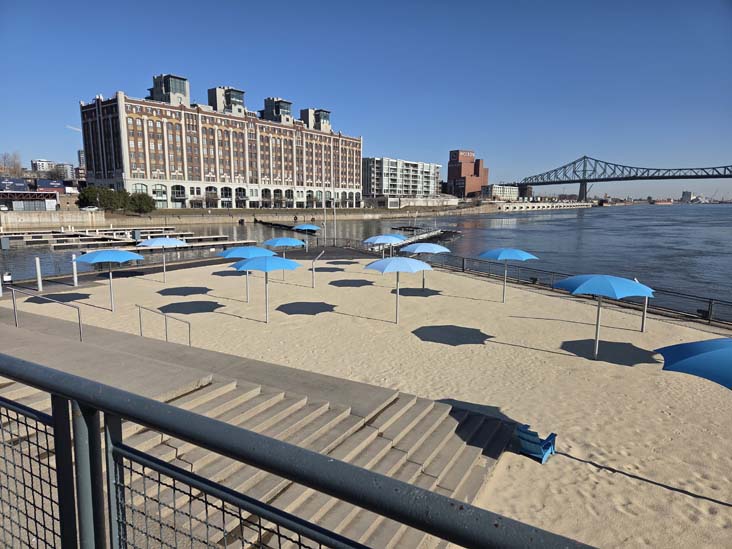 Plage de l'Horloge/Clocktower Beach, Vieux-Port de Montr&eacute;al/Old Port of Montreal, Montr&eacute;al, Canada, April 8, 2026