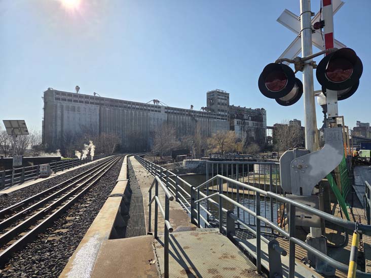 Railroad Bridge Over Lachine Canal, Vieux-Port de Montr&eacute;al/Old Port of Montreal, Montr&eacute;al, Canada, April 8, 2026