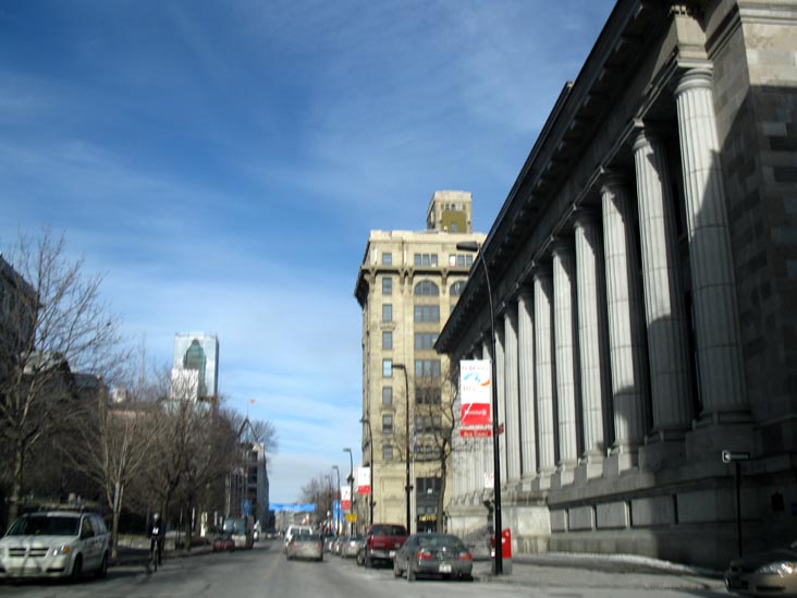 Rue Notre-Dame and Rue Saint-Gabriel, Vieux Montr&eacute;al/Old Montreal, Montr&eacute;al, Canada, February 15, 2010