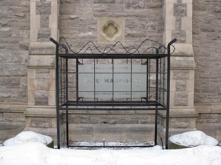 Raoul Wallenberg Memorial, Wallenberg Square, Montréal, Québec, Canada