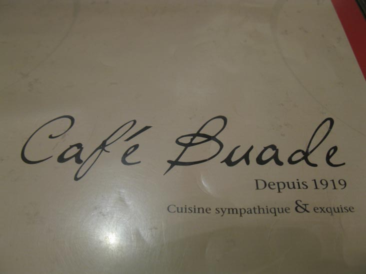 Le Café Buade, 31, Rue de Buade, Québec City, Canada, February 14, 2010