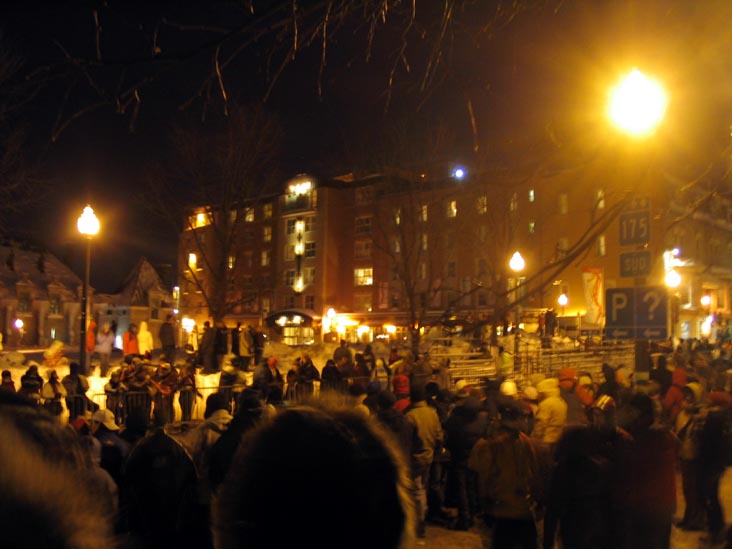 Night Parade, Grande Allée, Carnaval de Québec (Quebec Winter Carnival), Québec City, Canada, February 16, 2008, 7:35 p.m.