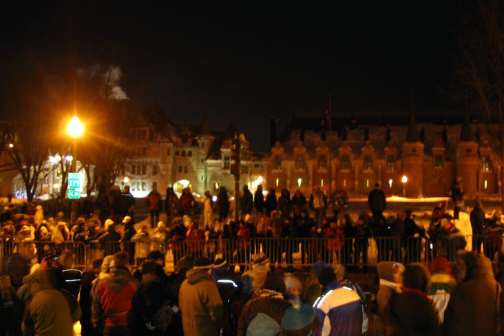 Night Parade, Grande Allée, Carnaval de Québec (Quebec Winter Carnival), Québec City, Canada, February 16, 2008, 7:35 p.m.