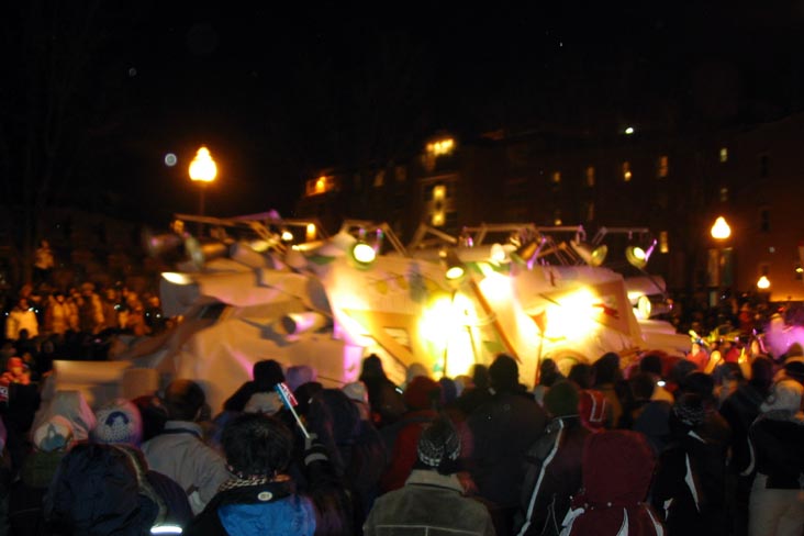 Night Parade, Grande Allée, Carnaval de Québec (Quebec Winter Carnival), Québec City, Canada, February 16, 2008, 9:15 p.m.