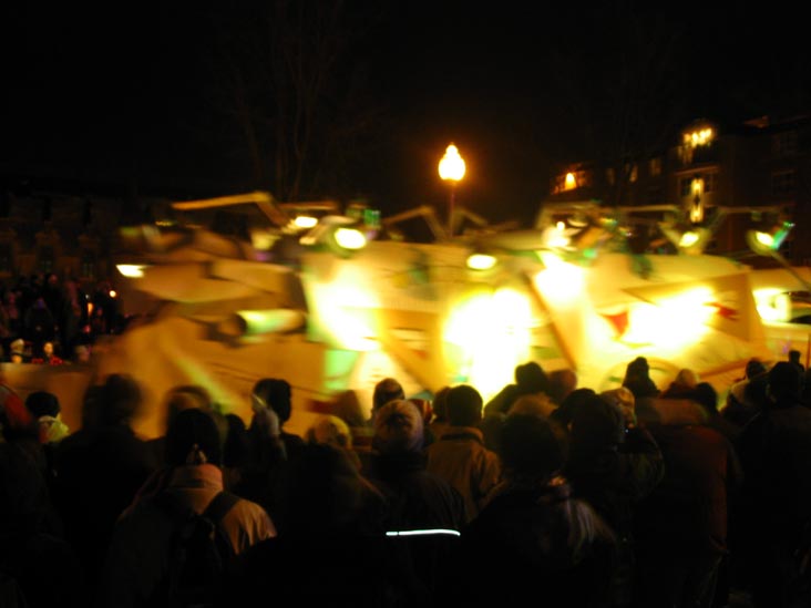 Night Parade, Grande Allée, Carnaval de Québec (Quebec Winter Carnival), Québec City, Canada, February 16, 2008, 9:15 p.m.