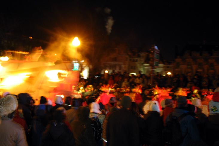 Night Parade, Grande Allée, Carnaval de Québec (Quebec Winter Carnival), Québec City, Canada, February 16, 2008, 9:15 p.m.