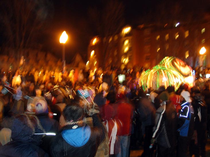 Night Parade, Grande Allée, Carnaval de Québec (Quebec Winter Carnival), Québec City, Canada, February 16, 2008, 9:17 p.m.