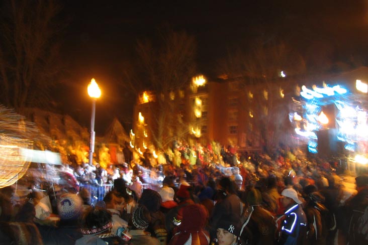 Night Parade, Grande Allée, Carnaval de Québec (Quebec Winter Carnival), Québec City, Canada, February 16, 2008, 9:18 p.m.