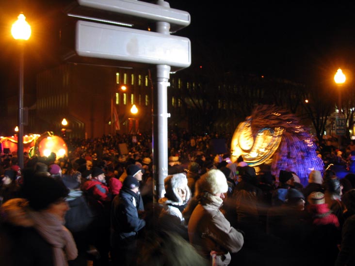 Night Parade, Grande Allée, Carnaval de Québec (Quebec Winter Carnival), Québec City, Canada, February 16, 2008, 9:19 p.m.