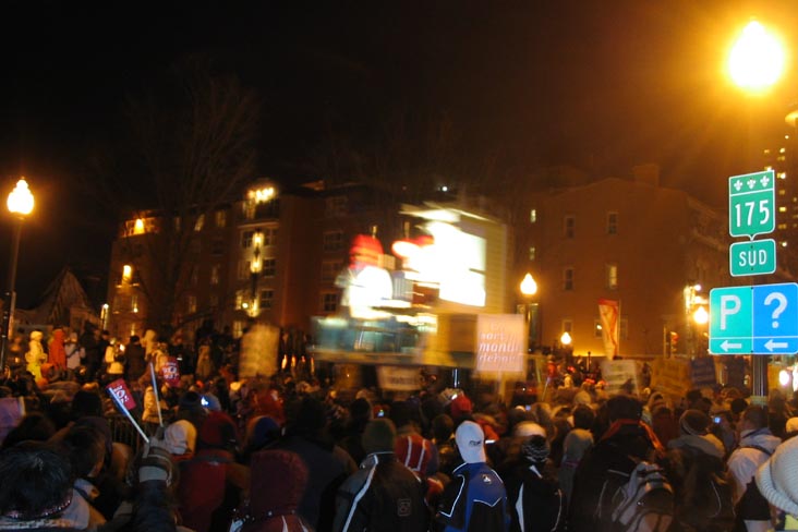 Night Parade, Grande Allée, Carnaval de Québec (Quebec Winter Carnival), Québec City, Canada, February 16, 2008, 9:24 p.m.