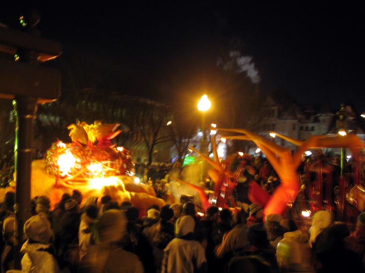 Night Parade, Grande Allée, Carnaval de Québec (Quebec Winter Carnival), Québec City, Canada, February 16, 2008, 9:37 p.m.
