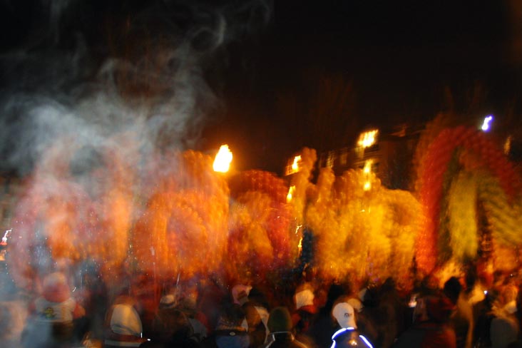 Night Parade, Grande Allée, Carnaval de Québec (Quebec Winter Carnival), Québec City, Canada, February 16, 2008, 9:38 p.m.