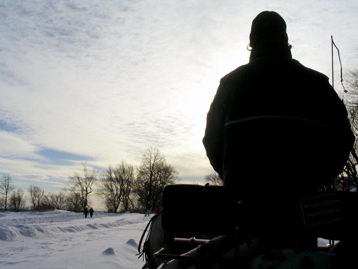Sleigh Ride (Promenade en carriole), Place Desjardins, Carnaval de Québec (Quebec Winter Carnival), Québec City, Canada