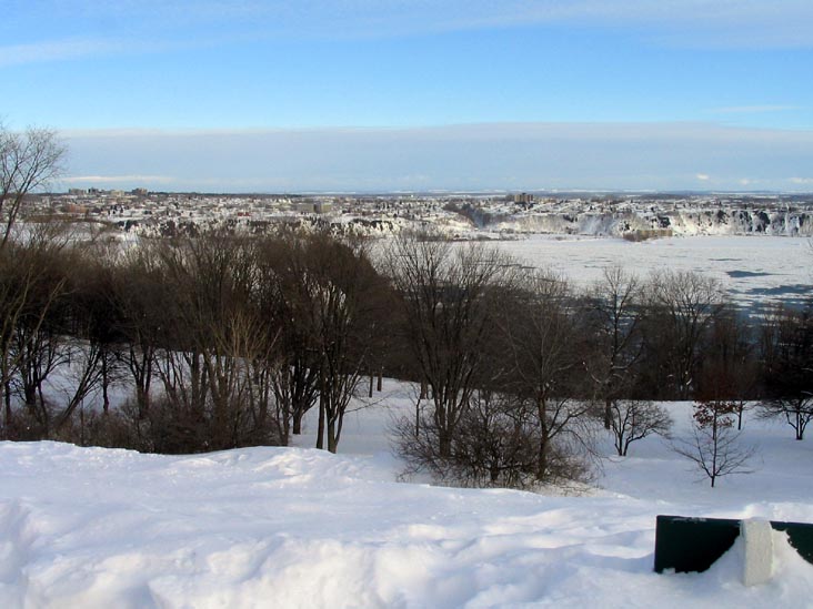 Fleuve Saint-Laurent (St. Lawrence River) From Les Plaines d'Abraham, Québec City, Canada