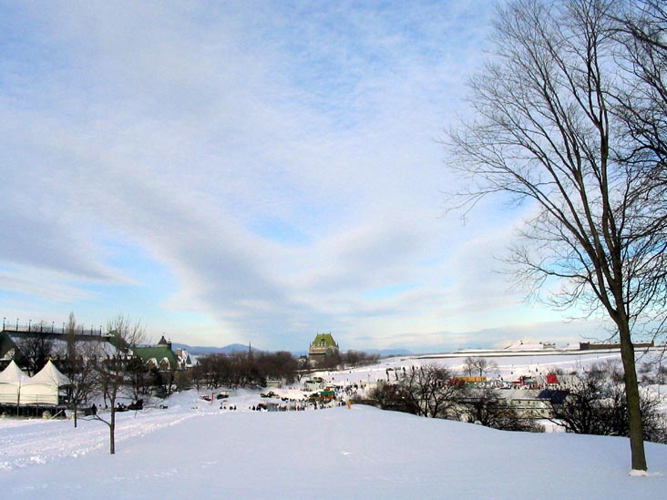 Sleigh Ride (Promenade en carriole), Place Desjardins, Carnaval de Québec (Quebec Winter Carnival), Québec City, Canada
