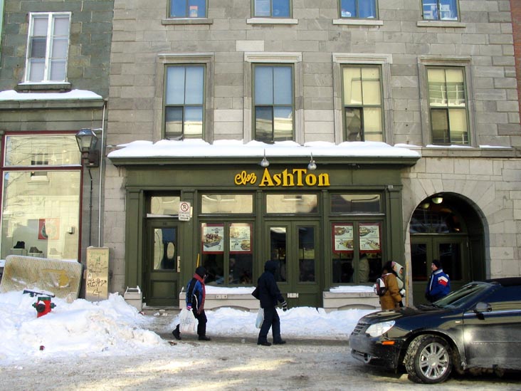 Chez Ashton, 54, Côte du Palais, Québec City, Canada