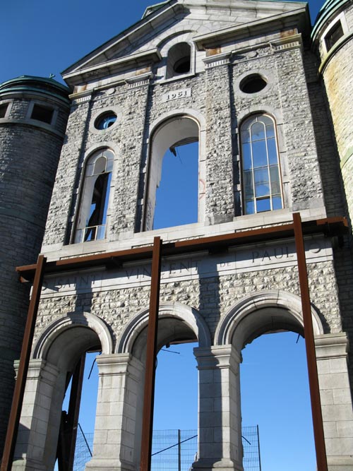 Église Saint-Vincent-de-Paul, Côte D'Abraham at Rue Saint Olivier, Québec City, Canada, February 13, 2010