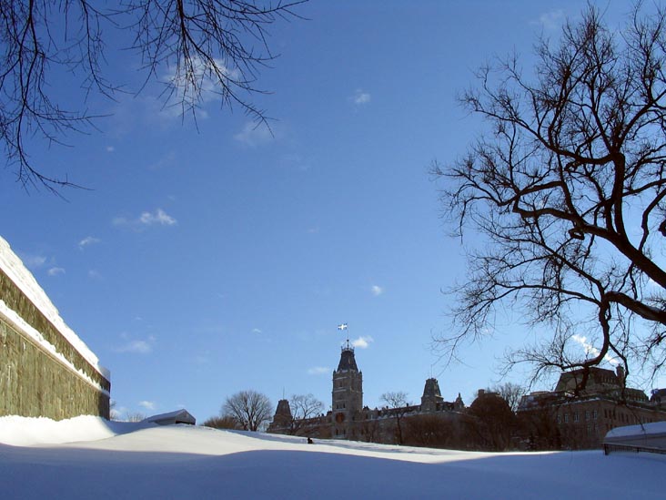 City Wall, Rue Dauphine, Québec City, Canada