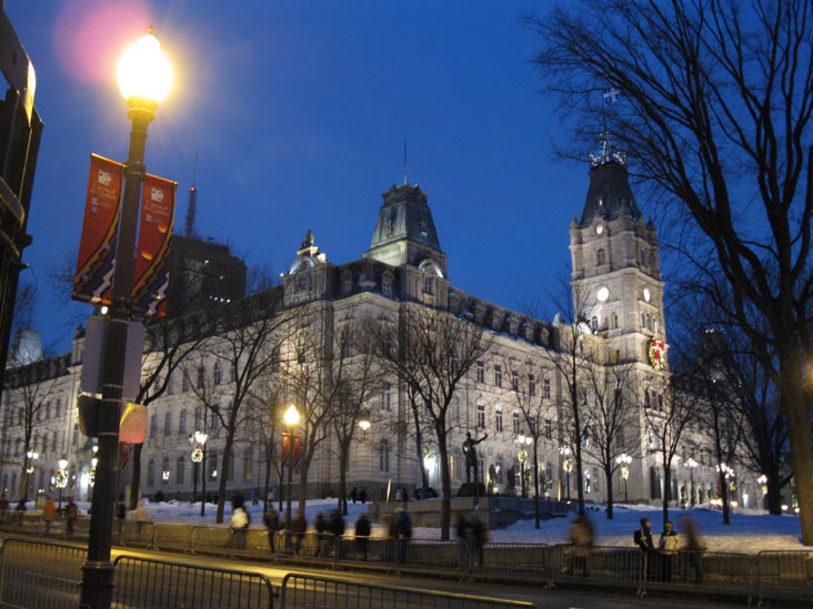 Parliament Building (Hôtel du Parlement), 1045, Rue des Parlementaires, Québec City, Canada, February 13, 2010