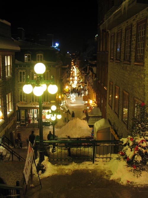 L'Escalier Casse Cou (Breakneck Steps), Quartier Petit Champlain, Québec City, Canada