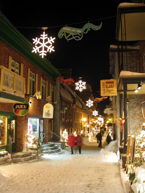 Rue du Petit-Champlain, Quartier Petit Champlain, Québec City, Canada