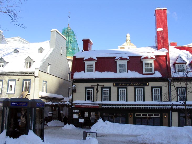 Auberge du Trésor, 20, Rue Sainte-Anne, Place d'Armes, Québec City, Canada