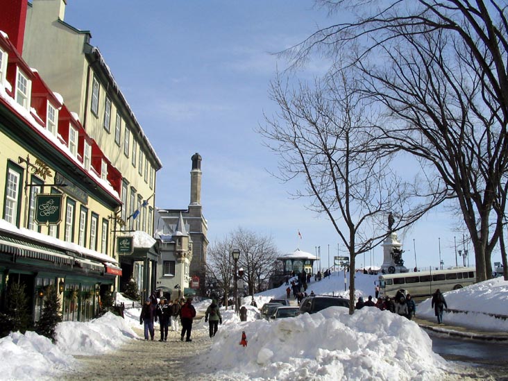 Rue Sainte-Anne, Place d'Armes, Québec City, Canada
