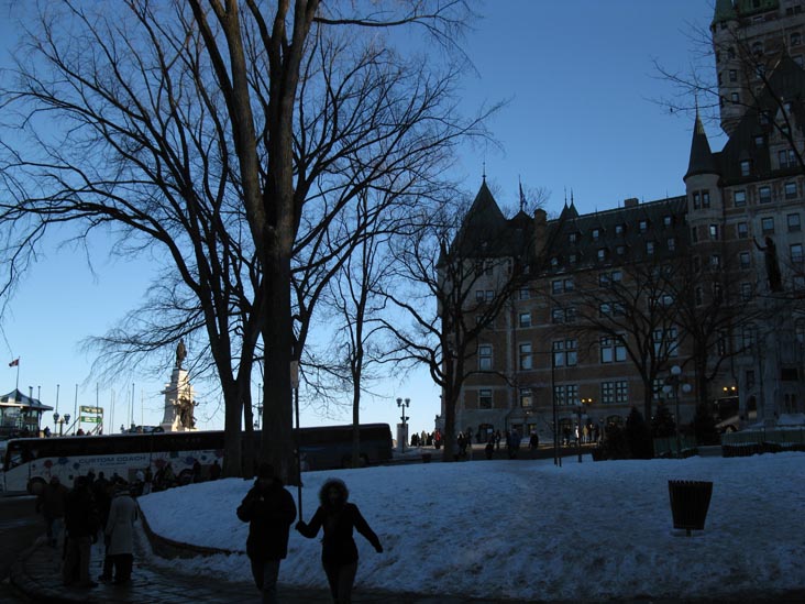 Place d'Armes, Québec City, Canada, February 13, 2010