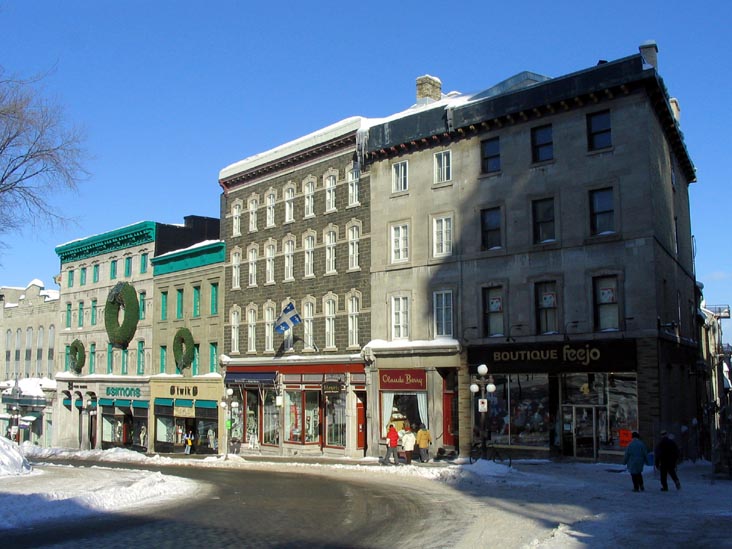Côte de la Fabrique, Place de l'Hôtel de Ville, Québec City, Canada