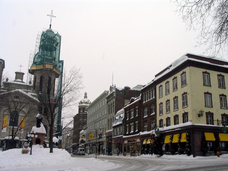 Rue de Buade, Place de l'Hôtel de Ville, Québec City, Canada
