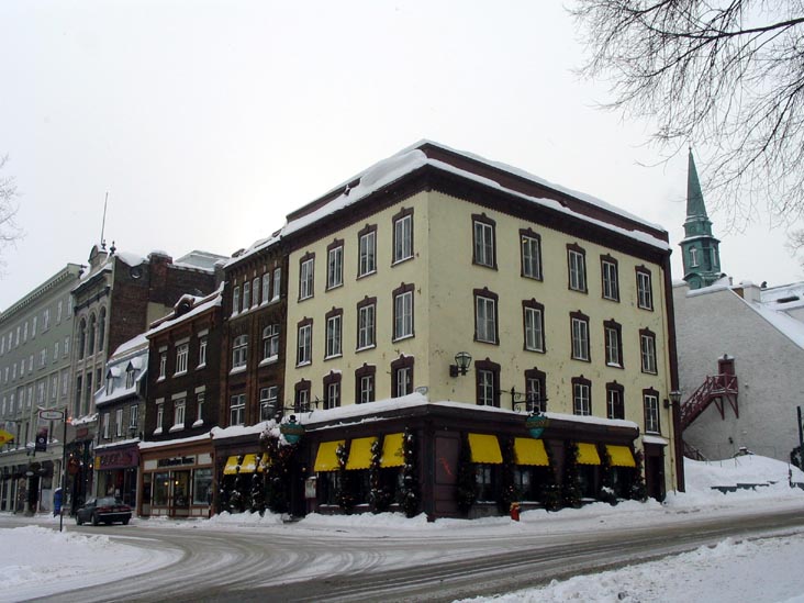 Rue de Buade, Place de l'Hôtel de Ville, Québec City, Canada