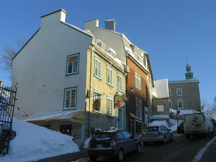 Looking North Up Rue d'Auteuil From Rue Saint-Jean, Québec City, Canada