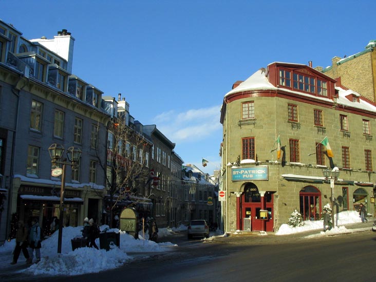 Rue Saint-Jean at Rue Garneau, Québec City, Canada