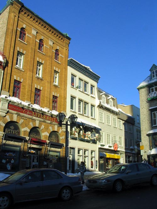 Rue Saint-Jean at Rue Garneau, Québec City, Canada