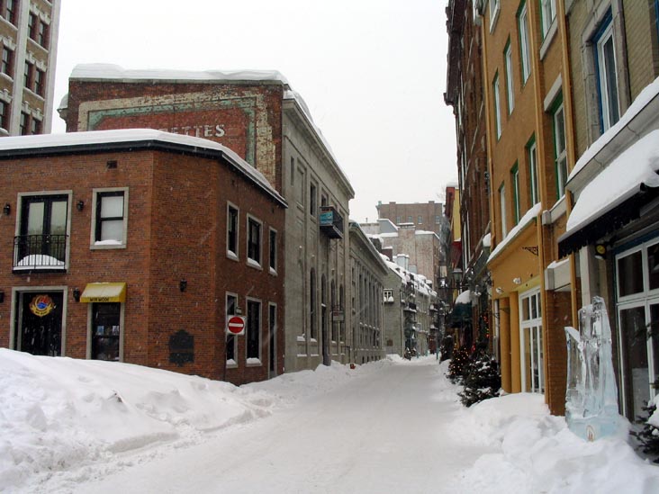Looking East Down Rue Saint-Paul From Rue Saint-Pierre, Québec City, Canada