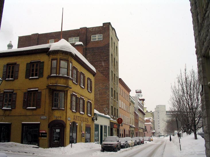 Rue Saint-Paul at Rue Saint-Thomas, Québec City, Canada