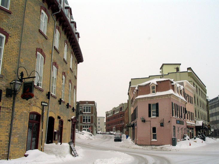 Rue Saint-Paul at Côte Dinan, Québec City, Canada