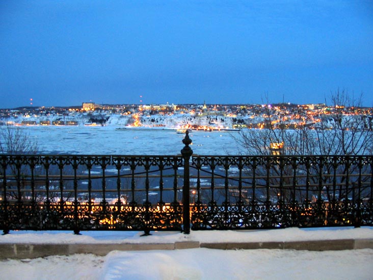 Fleuve Saint-Laurent (St. Lawrence River) From Terrace Dufferin, Québec City, Canada