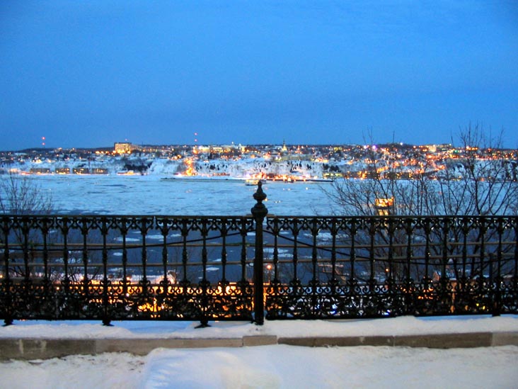 Fleuve Saint-Laurent (St. Lawrence River) From Terrace Dufferin, Québec City, Canada