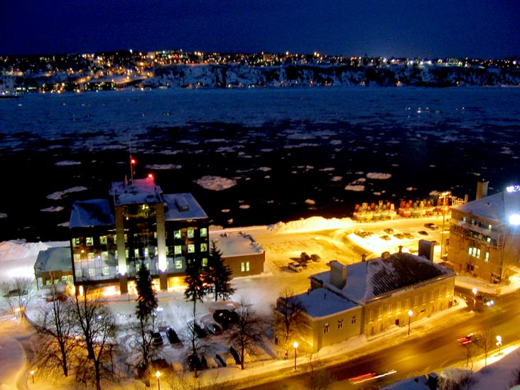 Fleuve Saint-Laurent (St. Lawrence River) From Terrace Dufferin, Québec City, Canada