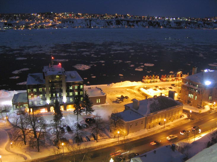 Fleuve Saint-Laurent (St. Lawrence River) From View From Terrace Dufferin, Québec City, Canada
