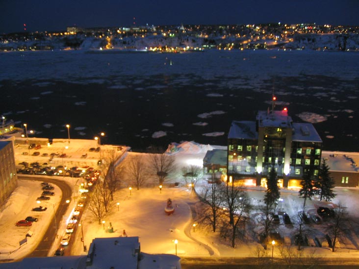Fleuve Saint-Laurent (St. Lawrence River) From Terrace Dufferin, Québec City, Canada