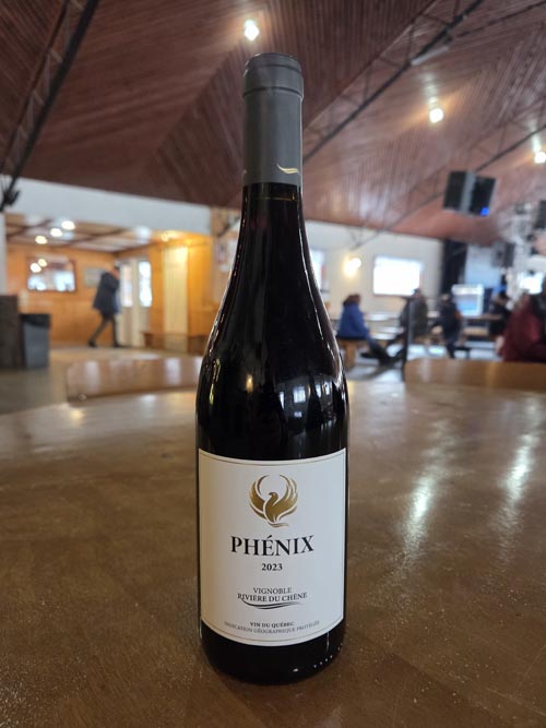 Vignoble Rivi&egrave;re du Ch&ecirc;ne Ph&eacute;nix Wine, Cabane &agrave; Sucre Constantin Gr&eacute;goire, Saint-Esprit, Canada, April 7, 2026