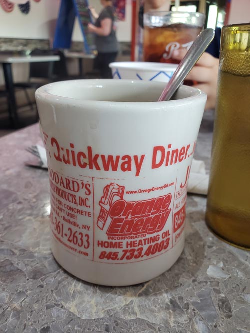 Coffee Cup, Quickway Diner, Bloomingburg, New York, July 20, 2024
