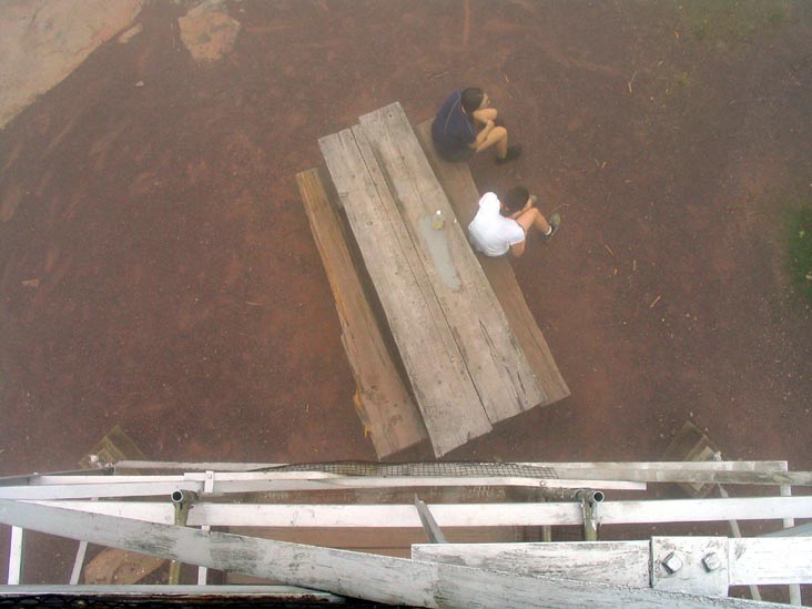 View Down From Overlook Mountain Fire Tower, Overlook Mountain, Woodstock, New York