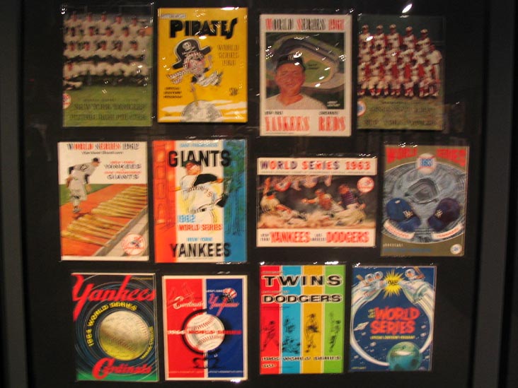 World Series Programs from the 1960s, National Baseball Hall of Fame and Museum, 25 Main Street, Cooperstown, New York
