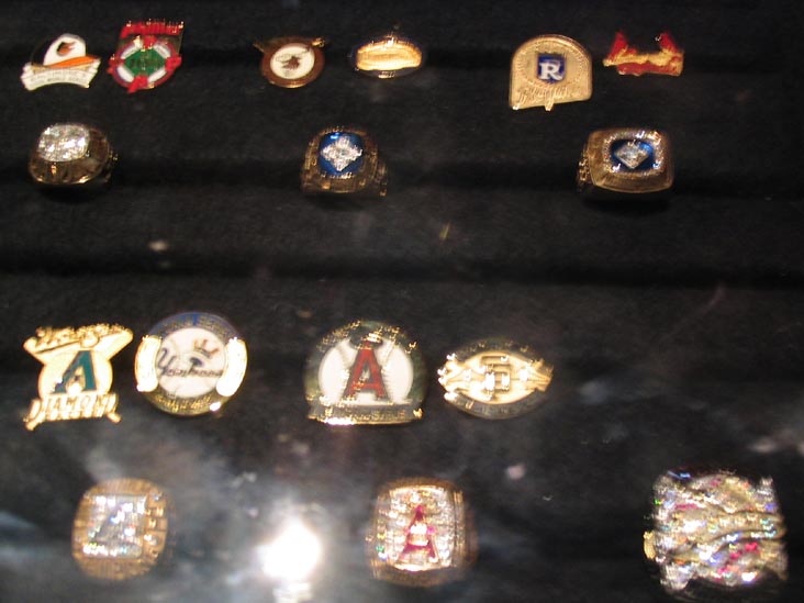 World Series Rings, National Baseball Hall of Fame and Museum, 25 Main Street, Cooperstown, New York