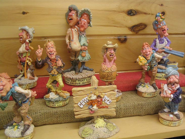 Figurines, The Tepee, 7632 US Highway Route 20, Cherry Valley, New York, August 14, 2004
