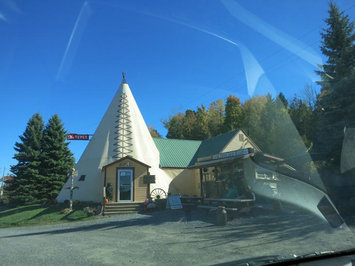 The Tepee, 7632 US Highway Route 20, Cherry Valley, New York, October 12, 2015